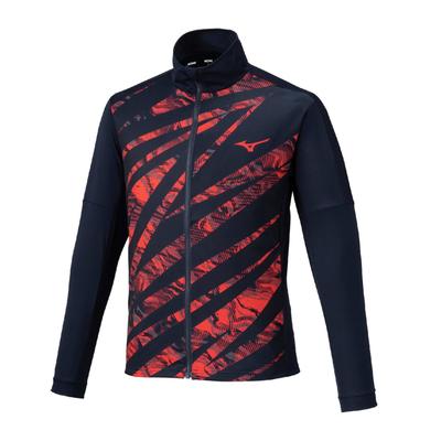 Mizuno Track Field Wear Running MTC Jacket Jersey U2MCC011 Deep Navy & Warm-up