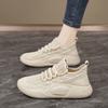 Summer Breathable Women's Shoes New Fly-woven Mesh Mesh Shoes Hollow Thin Lightweight Sports Shoes Casual Little White Shoes
