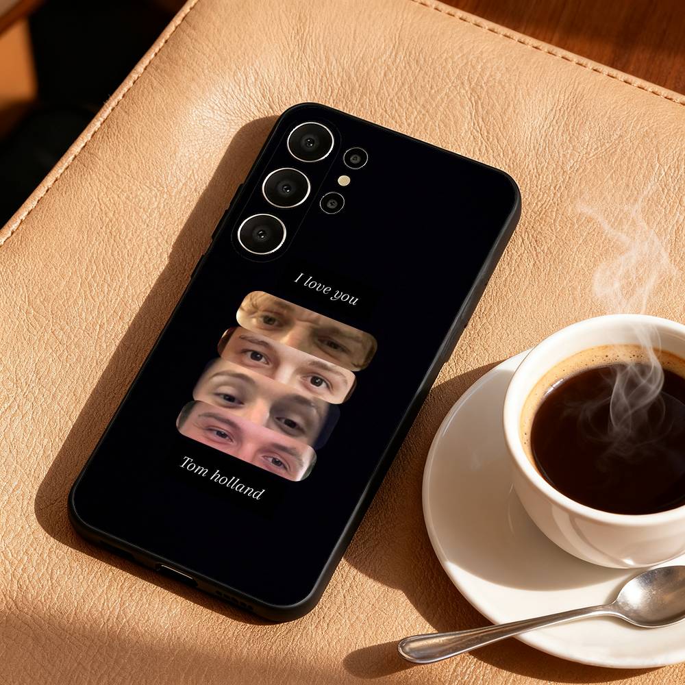 

Cute H-Hollander G-Glam Tom Holland Phone Case For Samsung S26,S25,S24,S21,S22,S23,S30,Ultra,S20,FE,Lite,10,9,Black Cover Samsung S24