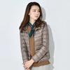 Mujer Otoño Invierno Abrigo Acolchado Con Capucha Grueso Manga Larga Cálido Color Sólido Suave Slim Fit Cierre De Cremallera Bolsillos Cardigan Señora Algodón Abrigo Chaqueta