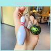 Adorable Silicone Bowling Keychain Perfect For Holiday Gifts And Special Occasions