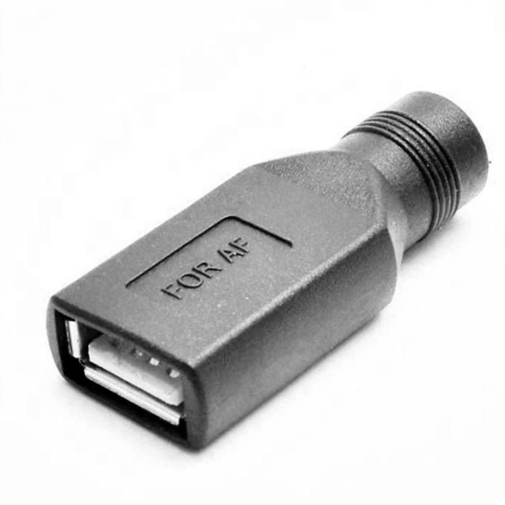

Power Plugs 5.5x2.1mm DC USB 2.0 Connectors To USB Male/Female Laptop Adapter Converter Female