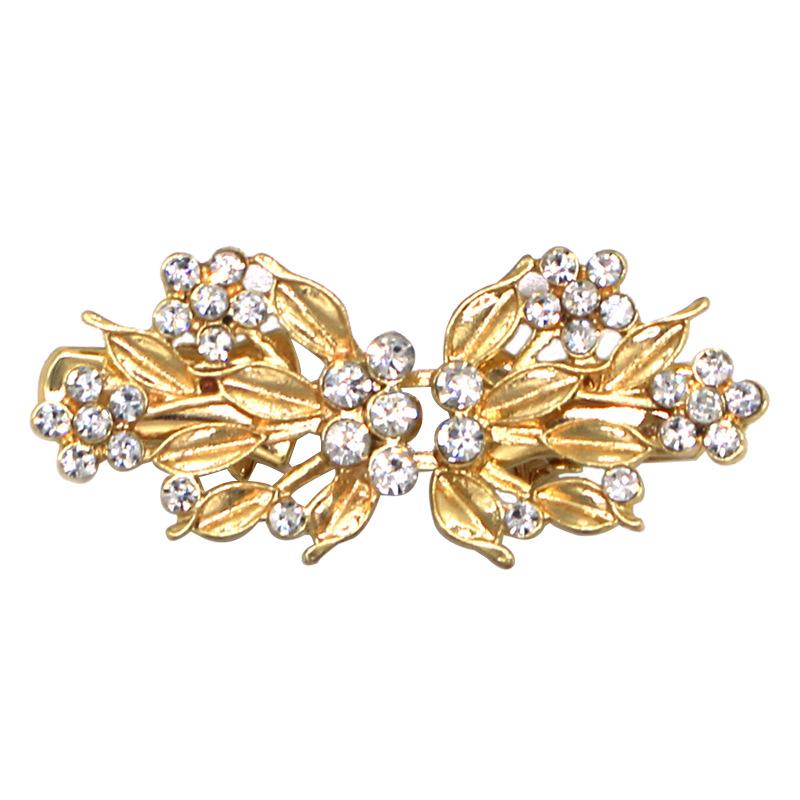 1PC Rhinestone Brooch for Cheongsam Fashion Rhinestone Collar Pin Elegant Modesty Clip Qipao Dress Clasp