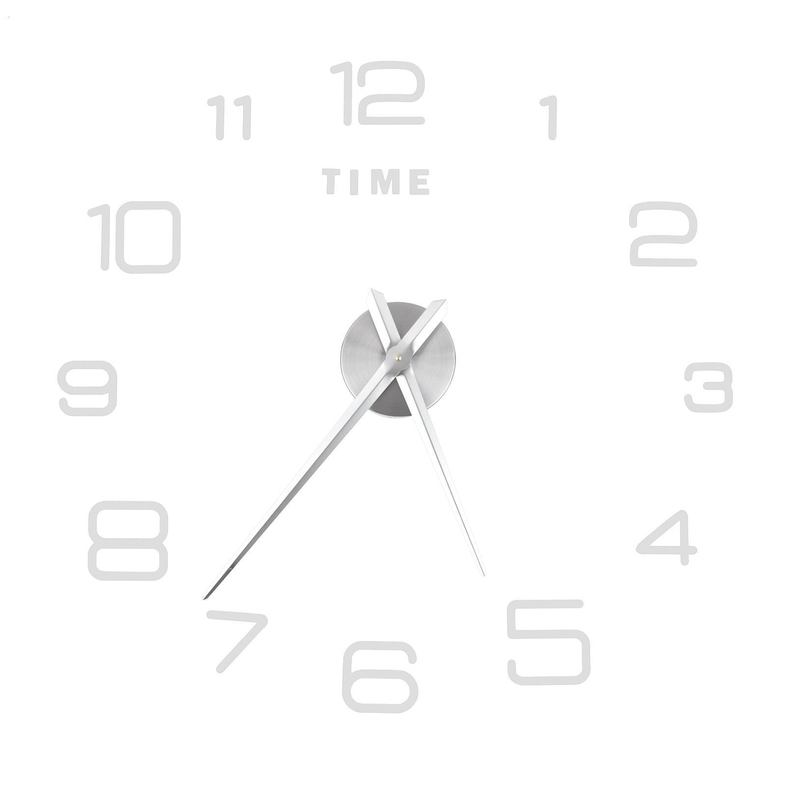 Wall Clock Acrylic Frameless Mirror   Wall Sticker Clock Decor for Living Room Bedroom