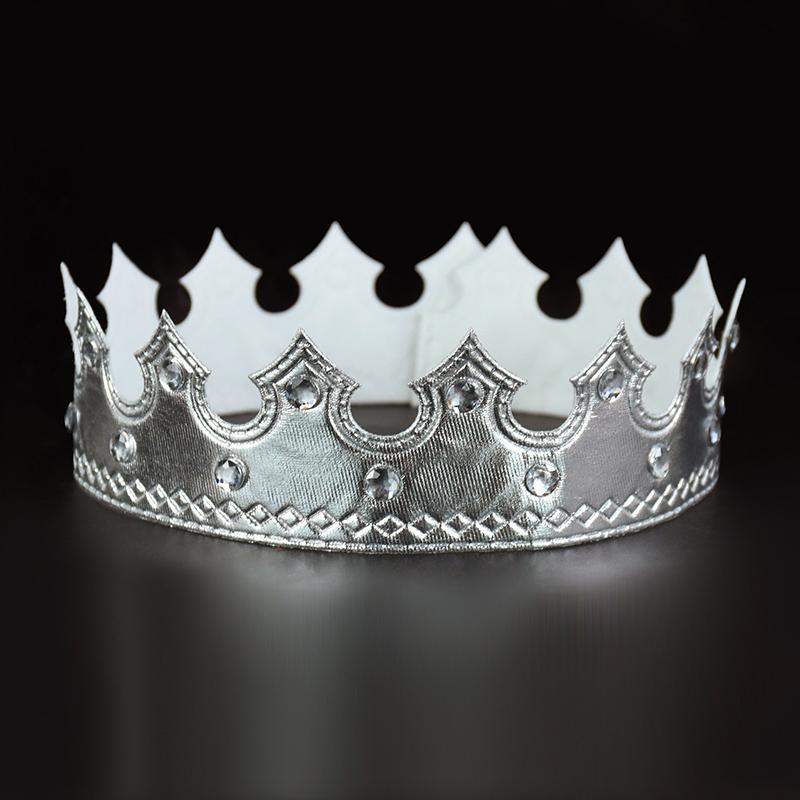 Kids Birthday Hat Gold Silver Crown Baby One Year Old Birthday Boy Girl 1st Happy Birthday Party Decoration Supplies Photo Props