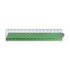 Foldable Ruler Kids School Supplies Aluminum Alloy Construction With Smooth Collapsible Mechanism Safety Edges
