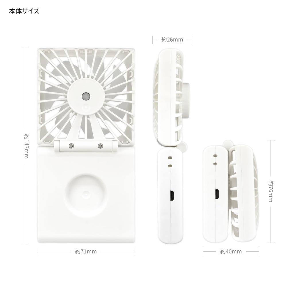 Gourmandies Disney Characters / Baymax Bi-fold Cool Fan DNG-254BX