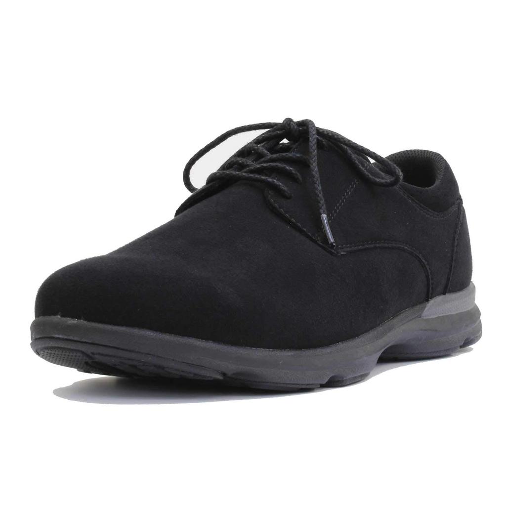 DESCENTE Joy Top Plus Size (4E) Suede-like Black, 22.5