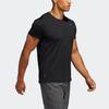 Adidas Run It Tee M Logo Training Short Sleeve T-Shirt Men Tops Black FL6972