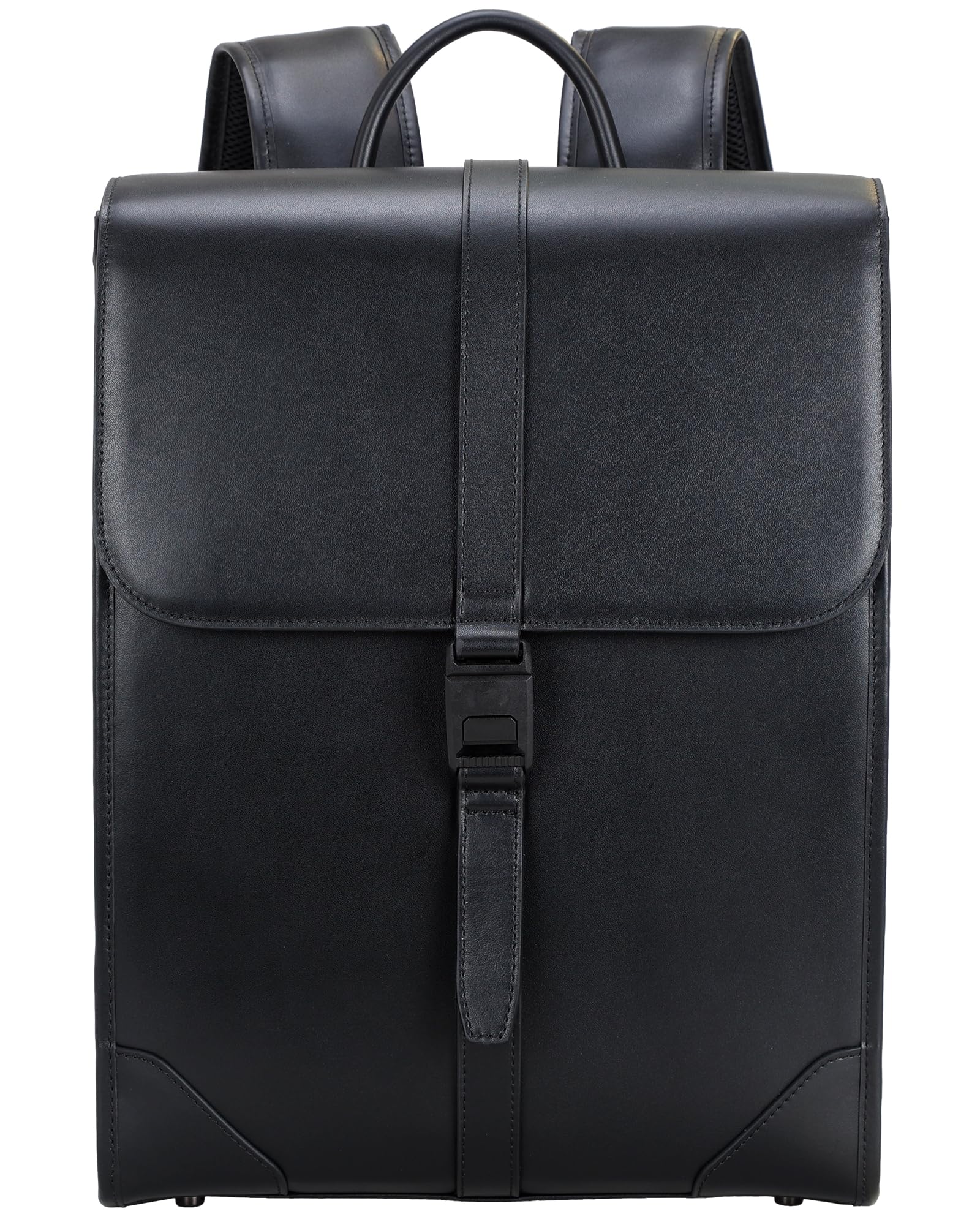 

Masa Kawa Genuine Leather School Backpack for Men, Large Capacity, 14-inch Laptop Backpack, YKK Zipper, Waterproof, Casual, Perfect for Business