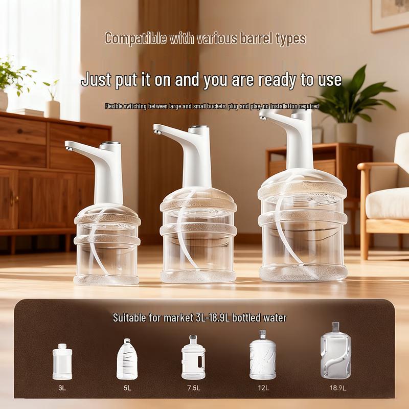 Smart Bottled Water Dispenser Pump Food-Grade Material