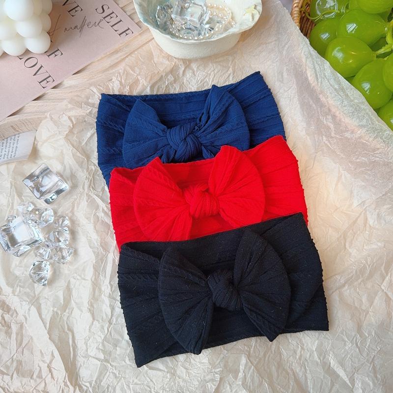 3 stk Baby Jente Sløyfer Pannebånd Nyfødt Turban Hårbånd Tilbehør Barn Hårbånd Utendørs Småbarn Barn Hodebånd Hårtilbehør