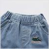 Children's Dinosaur Embroidered Denim Shorts - Summer Korean Style for Boys