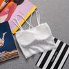 Women's Color Sleeveless Camisole Belly Button Top