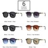 Fashion Square Men Sunglasses Retro Gradient Green Shades UV400 Rivets Women Sun Glasses