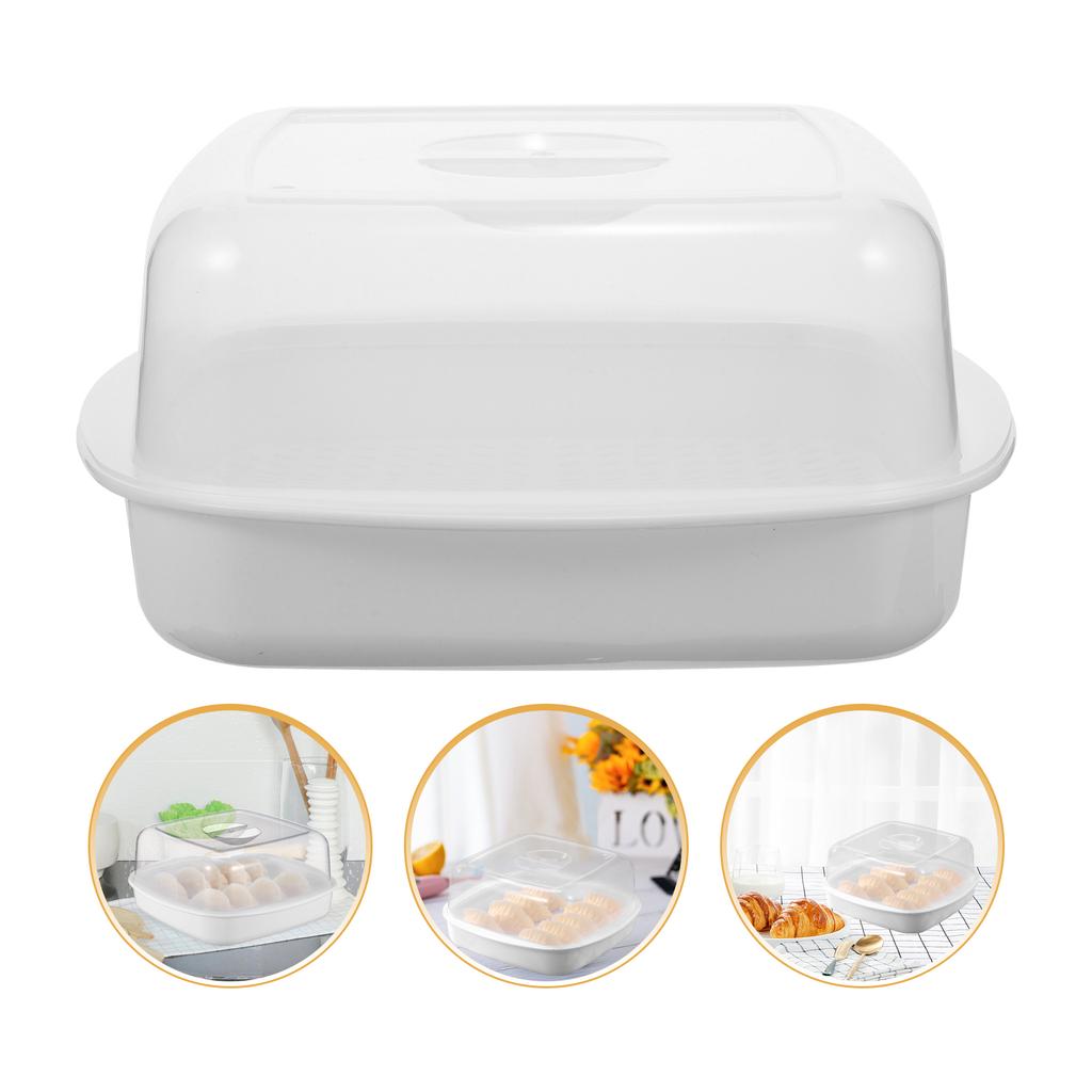 Microwave Steamer Oven Basket for Dim Sum Container Cooking Corn Food Multi-functional Pp Cookware Household