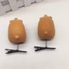 Cartoon Capybara Hair Clip For Kids Spring Clip Grab Hairpins Plush Barrettes Fashion Lovely Capybara Hair Accessories