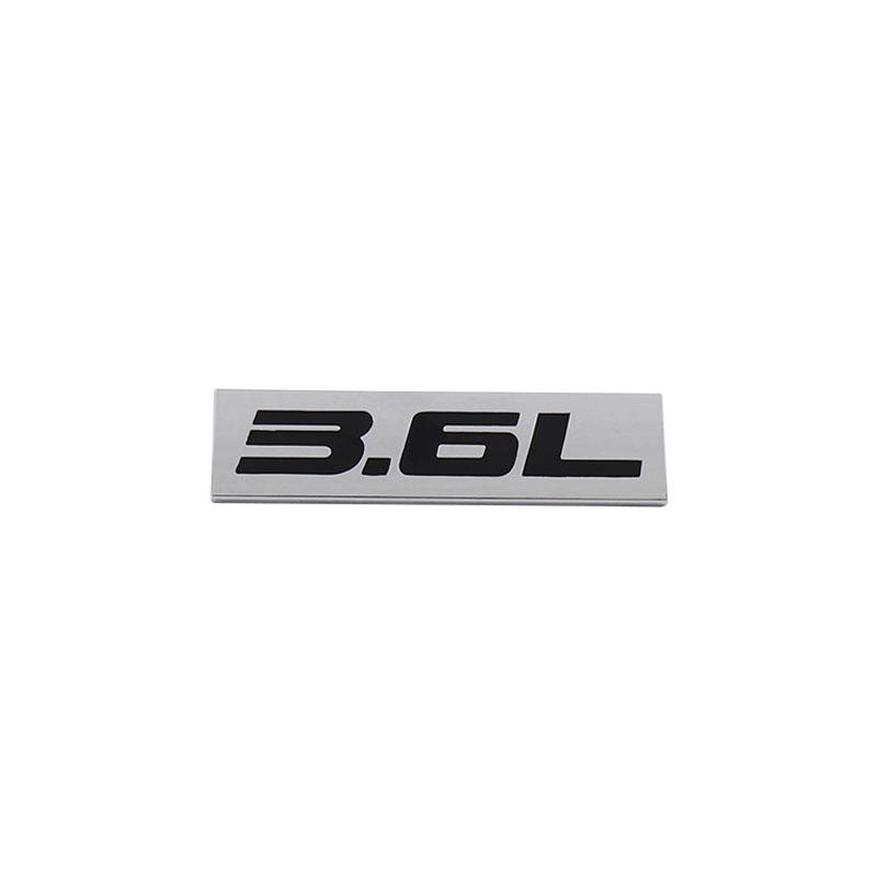 Premium 3.6L 3.6 L for Universal car Engine Hood Fender trunk Tail Rear Bonnet Nameplate Decal Emblem Badge Sticker