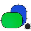 2 In 1 Collapsible Portable Reflector Blue Green Screen Chromakey Background Board Photo Studio Photography Accessories Kit