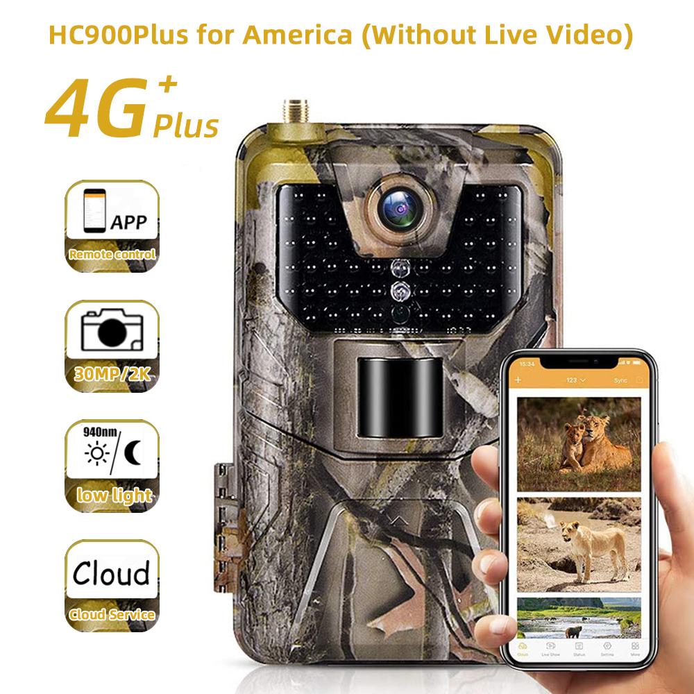 

4k/2k Live Stream Broadcast App Trail Camera Cloud Service 4g 30mp Камери для полювання на диких тварин Hc900pro Night Vision Po Traps HC900Plus-US