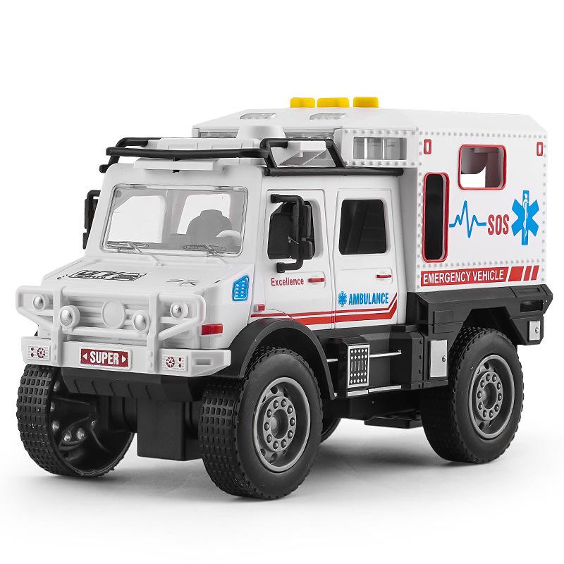 Large Children's Toy Car Model with Lights and Music