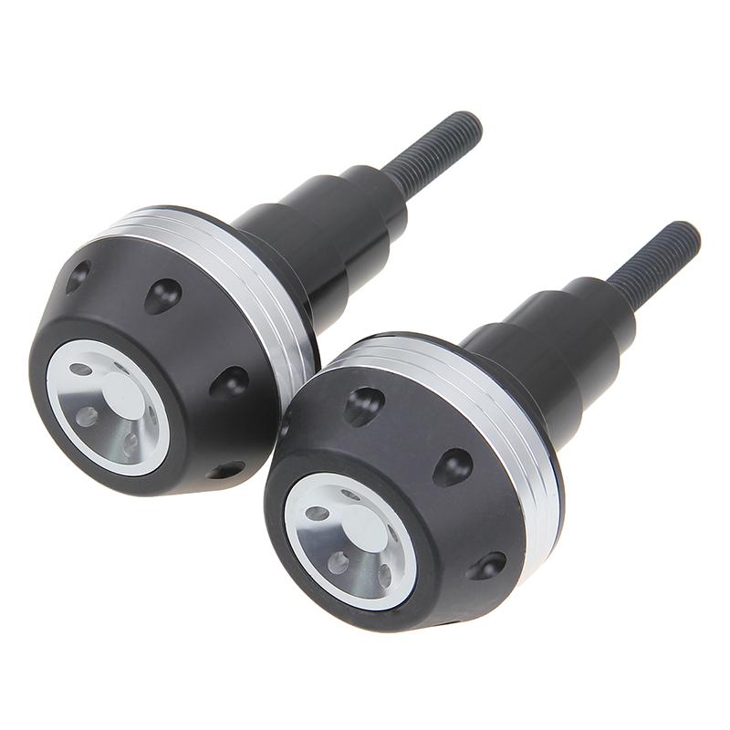 

CNC алюминиевый протектор от падения мотоцикла рама слайдер анти-ударная накладка для Yamaha BMW Piaggio Honda Kawasaki Harley серебряный