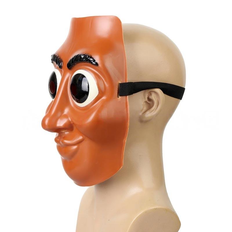 Tung Tung Tung Sahur Maschera Uomo di Legno Italian Brainrot Meme AI Prop Cosplay di Halloween Maschera per Festa Costume Mostro