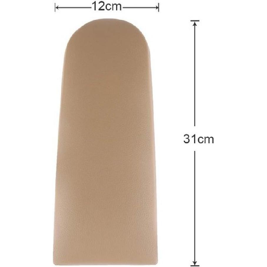For VW Jetta Beetle 1999-2009 Beige Leather Center Console Armrest Cover Fit For