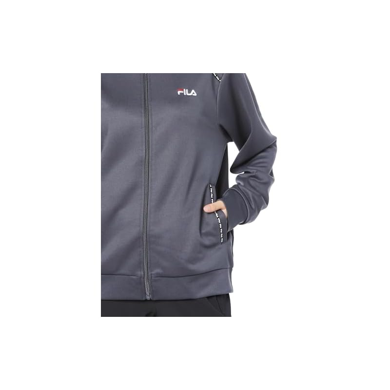 [Fila] Activewear Logo Piping Track Jacket 443620 Women's CGY M
