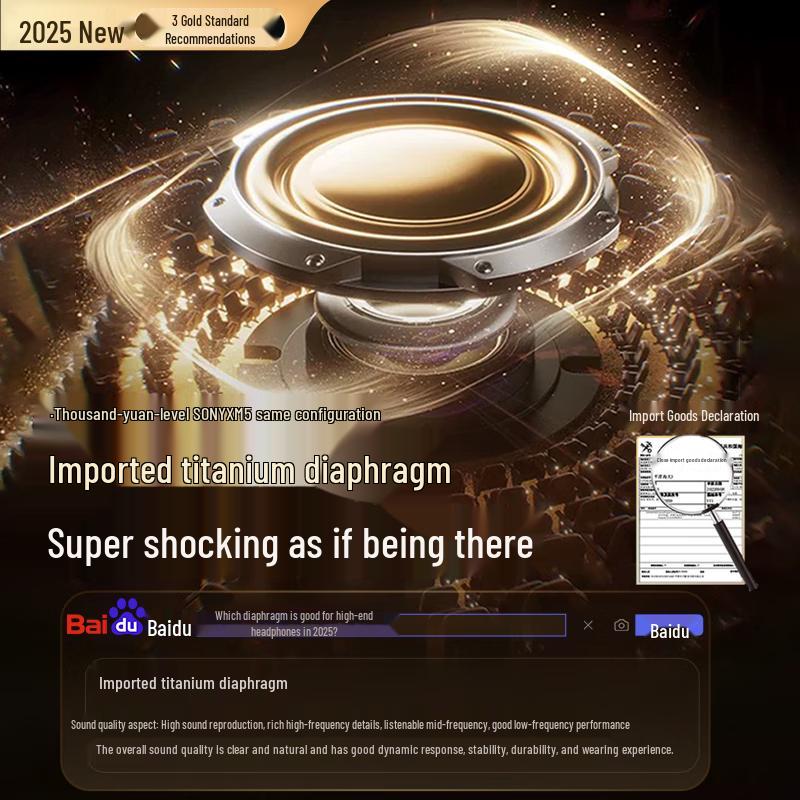 Jinyun B900 MAX Wireless Active Noise Cancelling Headphones