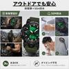 findtime Sports Wristwatch Men Waterproof 50m Analog Digital Multi-Function LED Backlight Luminous Stopwatch Countdown Timer Alarm Day Calendar Dual