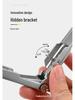 Stainless Steel Clippers with Anti-Splash Design & Multi-Purpose Phone Holder