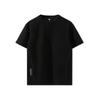 Round Neck Waffle Short-sleeved T-shirt for Men Loose Casual American Retro Solid Color Versatile Top Pullover