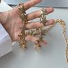 Adjustable Tassel Waist Chain Vintage Metal Star Waist Chain  Women Decorative Body Jewelry