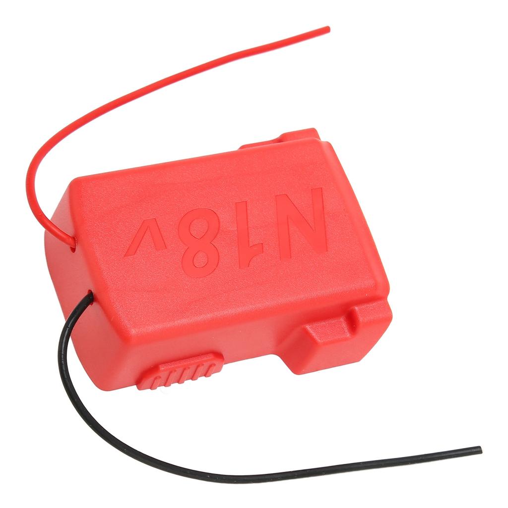 Secure Battery Adapter Compact Portable Dock Power Connector with Wires for 18V Lithium Battery