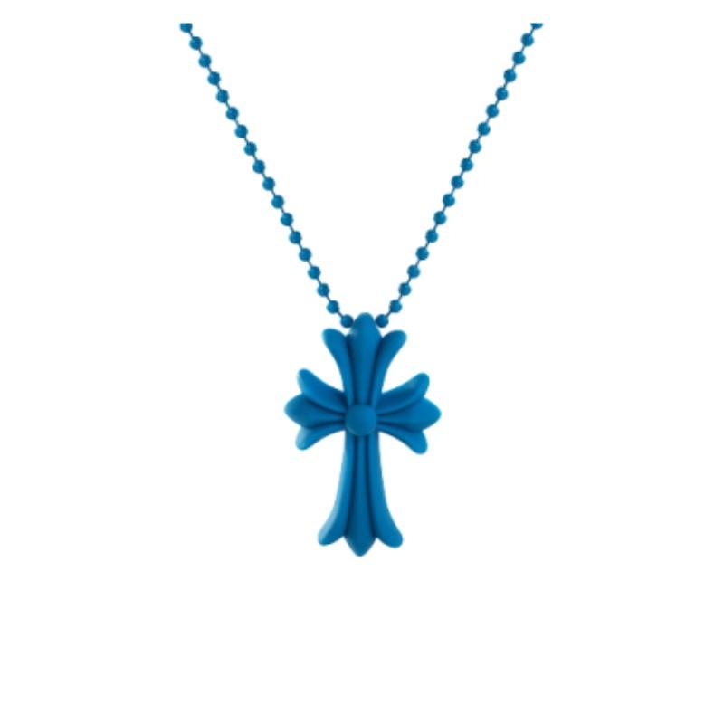 Vintage Crucifix Religious Punk Pendant Amulet Cross Necklace Pvc