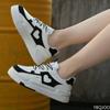 Fashion Women's Spring  Autumn New Color blocked Sports Leisure Shoes Simple Comfortable Versatile Thick soled Board Shoes