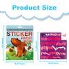 1PCS Sticker Book Crafts for Kids Ages 4-8, Sticker by Number for Brain games,Gifts,Travel Toy