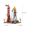 2 Style Space Shuttle Rocket Model Toys Building Block Toys Children's Diy Building Toys Gifts for Boys and Girls