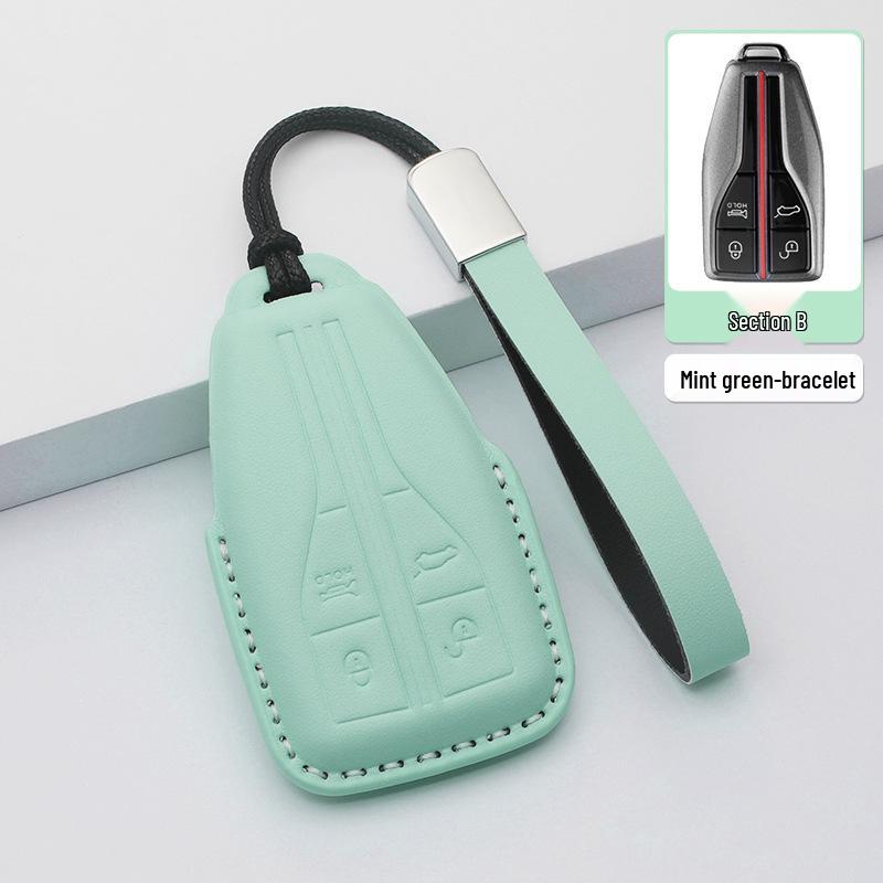 Key Cover and Buckle for Hongqi: HS5, H5, H9, HS7, H6, HS3, HQ9, and EH7 Models