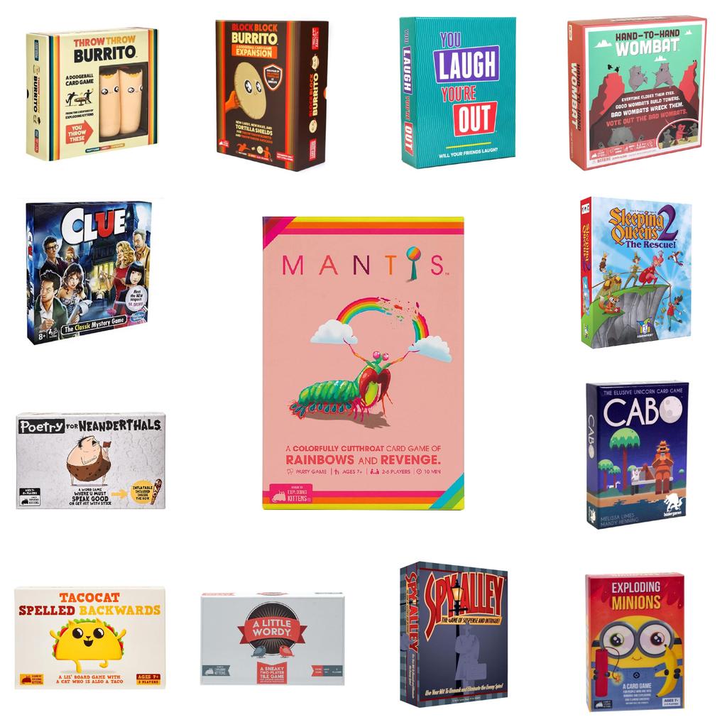 Throw Burrito Throw Card Board Games Family Entertainment Party Activity Item