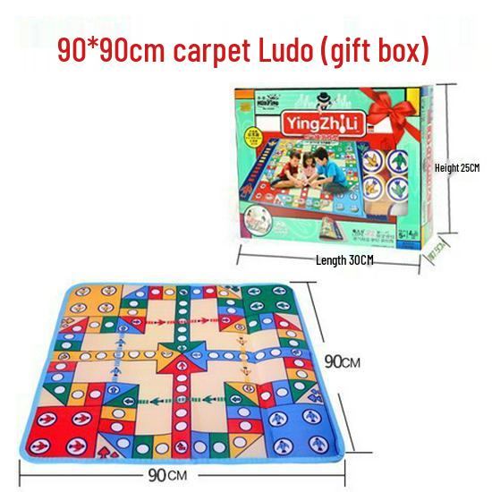Huaying Extra Large Flying Chess Carpet Mat for Infants and Toddlers - Parent-Child Children's Toy