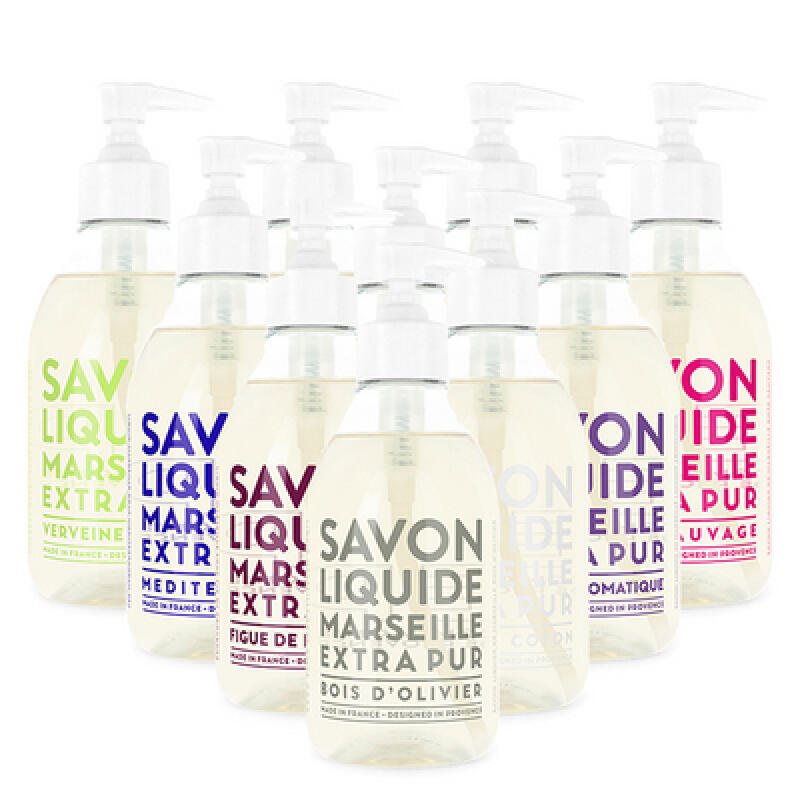 Extra Pure Liquid Soap 300ml (10 scents) Olivewood