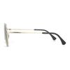 EMPORIO ARMANI Temple logo Alloy Aviator Sunglasses Unisex Couple Silver