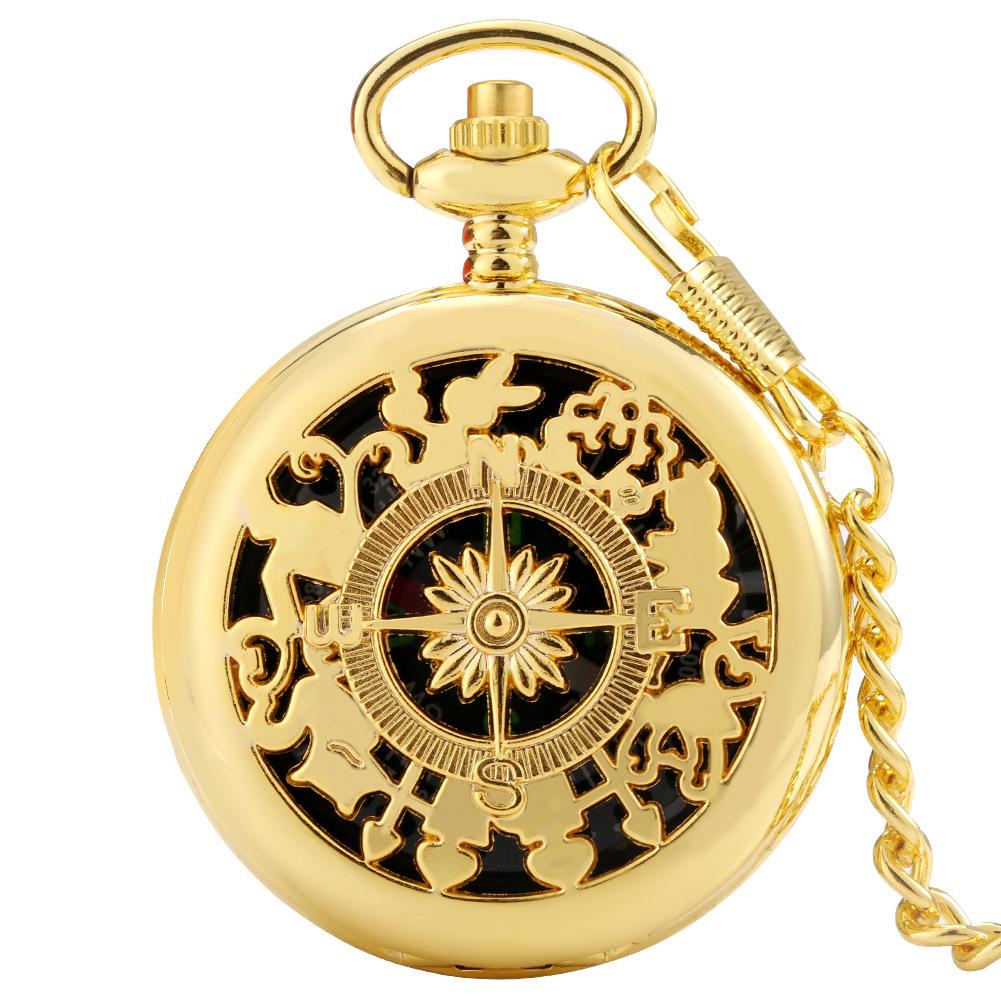 

Creative Outdoor Adventure Pocket Watch Compass Antique Blue