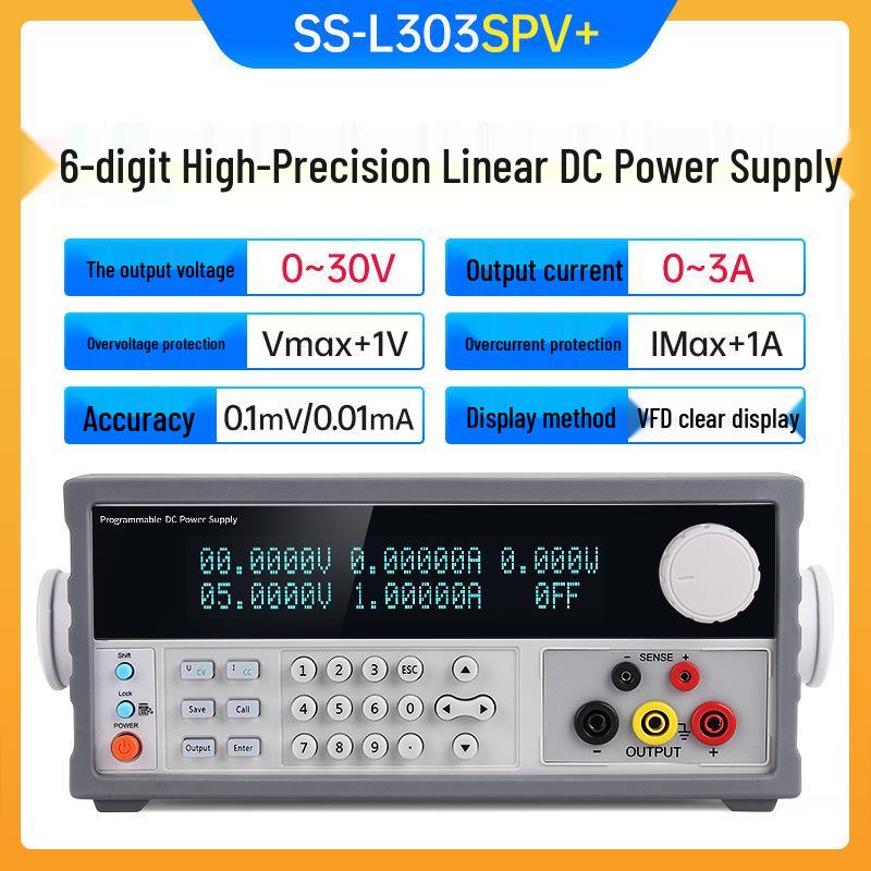 A-BF SS-L303SPD 5-Digit Programmable High-Precision DC Power Supply with Low Ripple