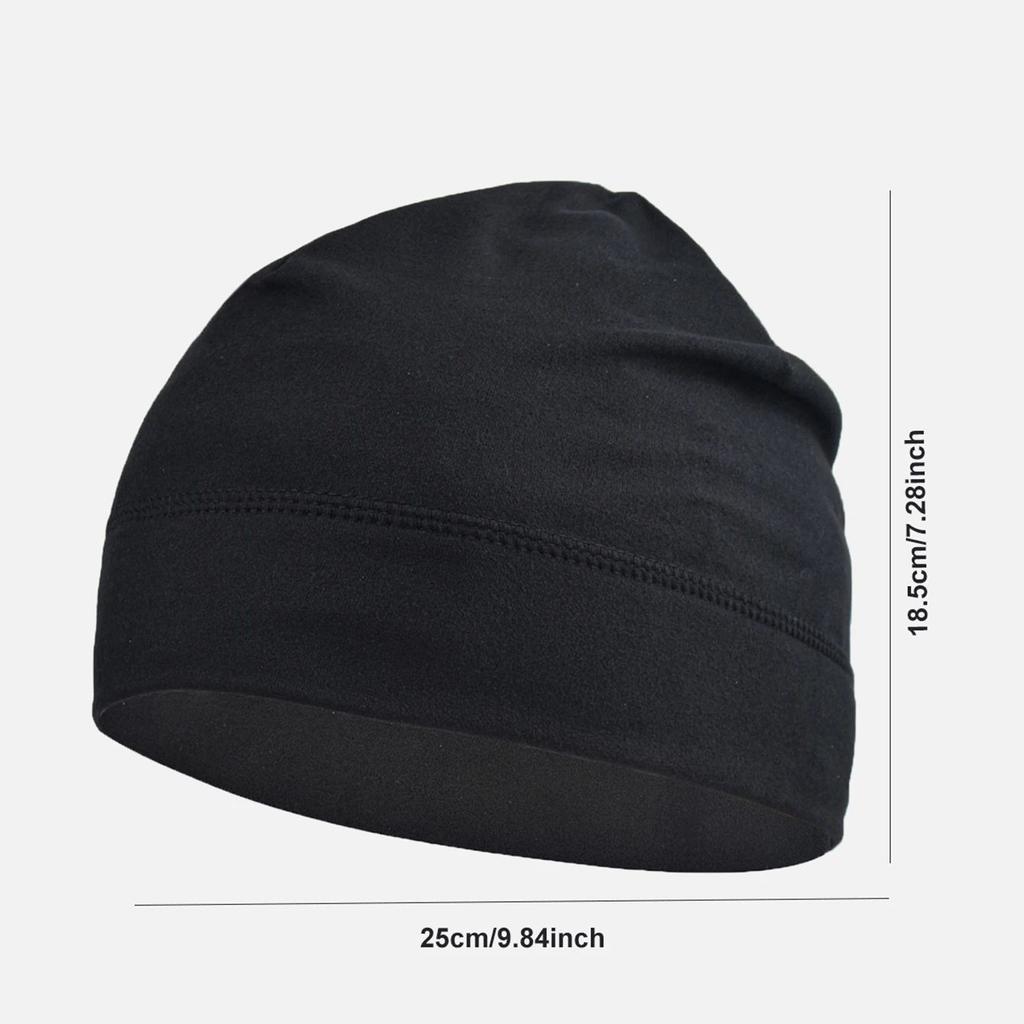 Winter Warm Running Cap Anti-Cold MTB Helmet Liner Fleece Skull Hat Men Women Windproof Thermal Outdoor Sport Ski Beanie Cap
