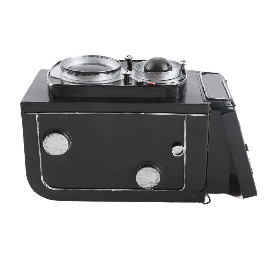 Vintage Camera Statue Reduced Pressure Iron Desktop Retro Camera Ornaments for Home Decoration