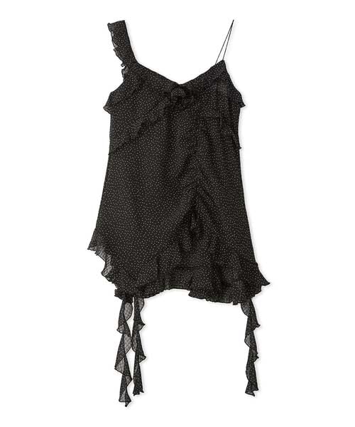 

Furfur Flower Chiffon Camisole RWFT245028 Black Women s чёрный