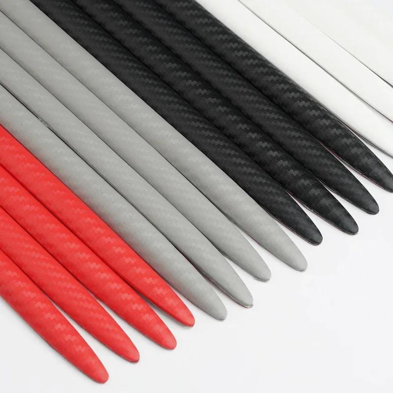 4 Pcs NEW Car Anti-Collision Patch Bumper Guard Strip Anti-Scratch Bumper Protector Trim Universal for Cars SUV Pickup Truck